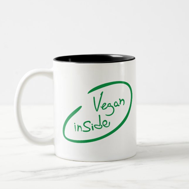 Vegan Inside Två-Tonad Mugg (Vänster)