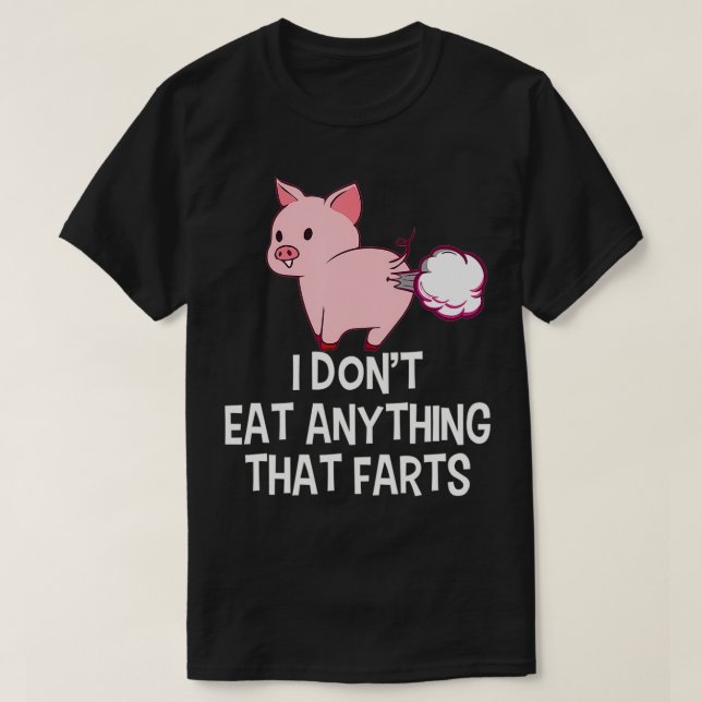 Vegan, jag äter ingenting som går bra Pro V T Shirt (Design framsida)