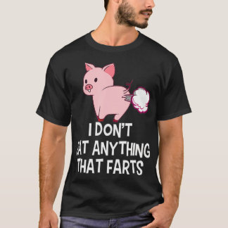 Vegan, jag äter ingenting som går bra Pro V T Shirt