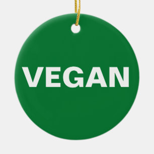 VEGAN JULGRANSPRYDNAD KERAMIK