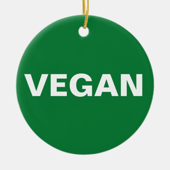 VEGAN JULGRANSPRYDNAD KERAMIK (Framsidan)
