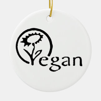 Vegan Julgransprydnad Keramik