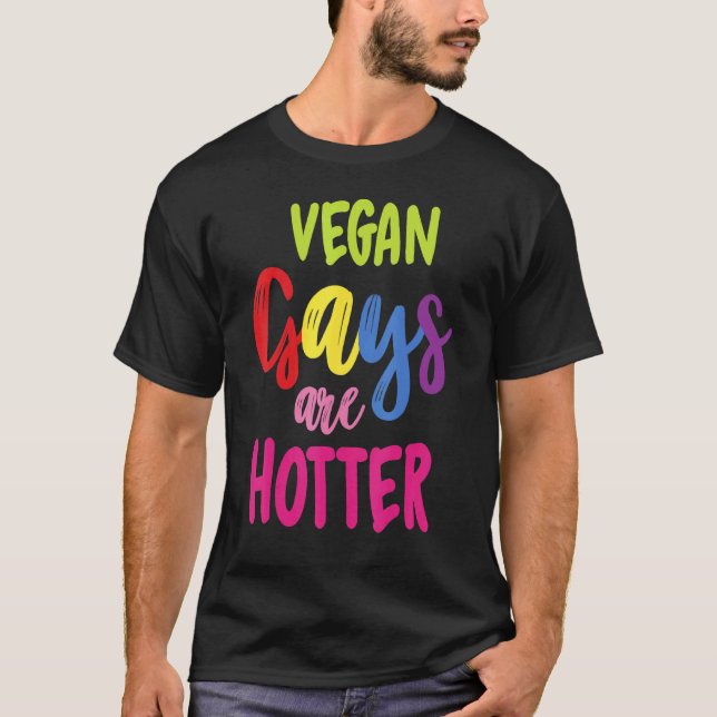 Vegan Killare är varmare Vegetarian Herbivorous T Shirt (Framsida)