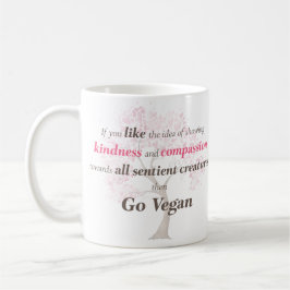 Vegan Kindness och Compassion Kaffemugg