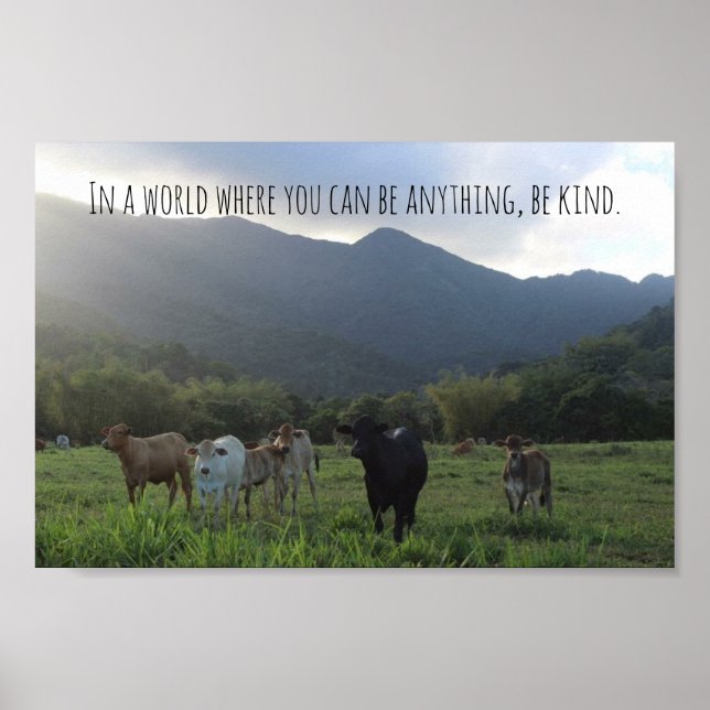 Vegan Kindness poster (Framsidan)