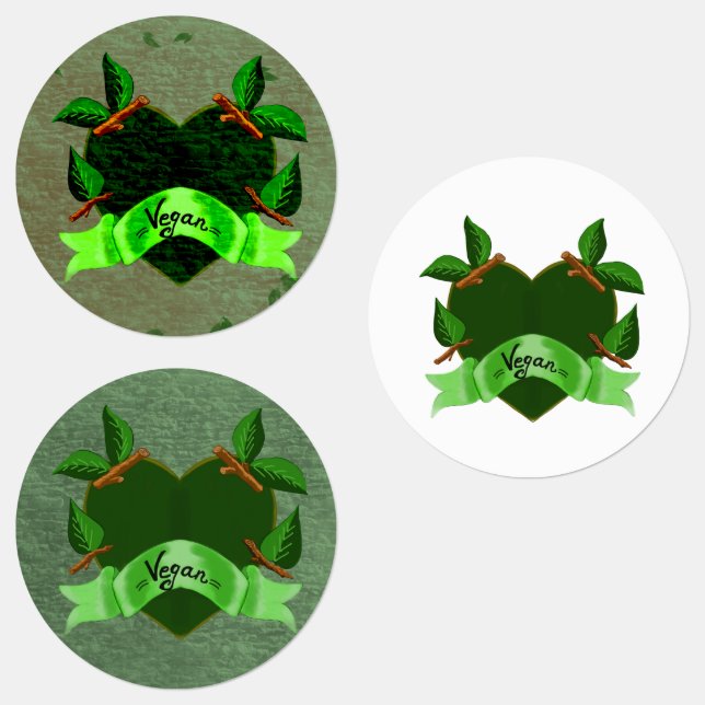 Vegan Klistermärke (Grupp)
