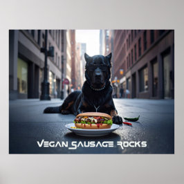 VEGAN KORVRÄTOR - KUL POSTER