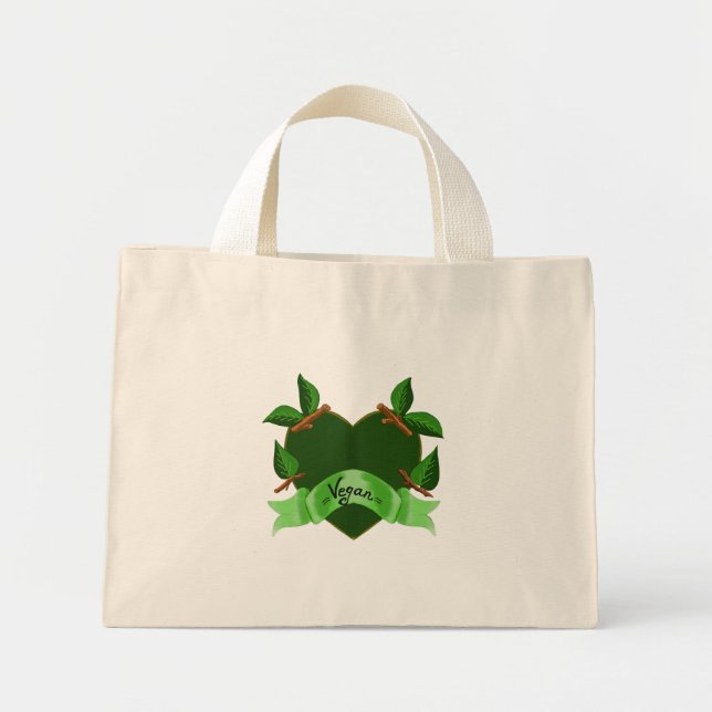 Vegan Life Mini Tygkasse (Framsidan)