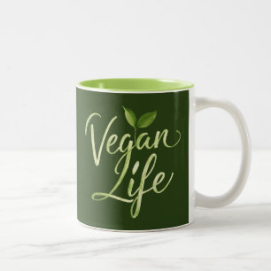 Vegan Life Två-Tonad Mugg