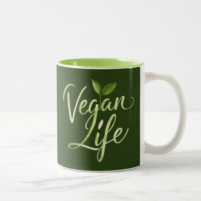 Vegan Life Två-Tonad Mugg (Höger)