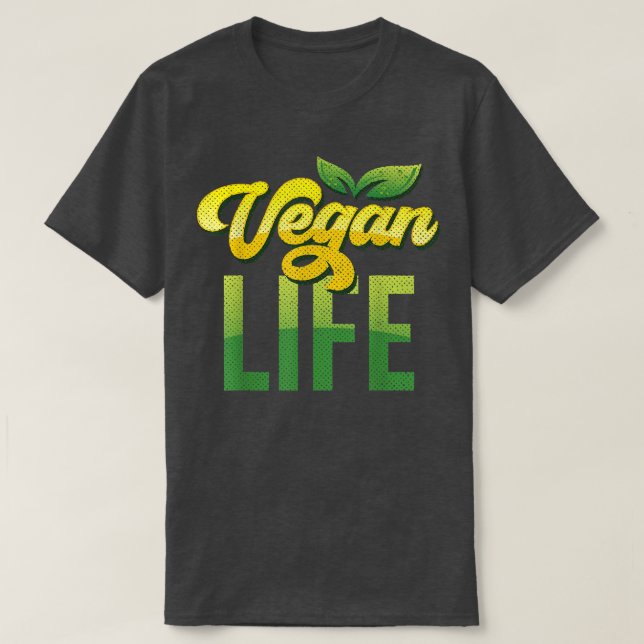 Vegan Life Vegetarians Plant Baserad Broccoli T Shirt (Design framsida)