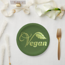 Vegan Logotyp Löv
