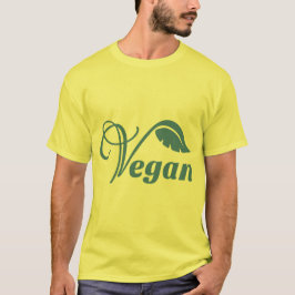 Vegan Logotyp Löv T Shirt
