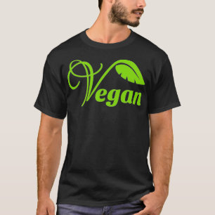 Vegan Löv Logotyp Symbol T Shirt