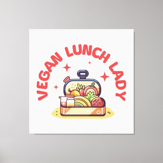 VEGAN LUNCH LADY'S CANVASTRYCK (Framsida)