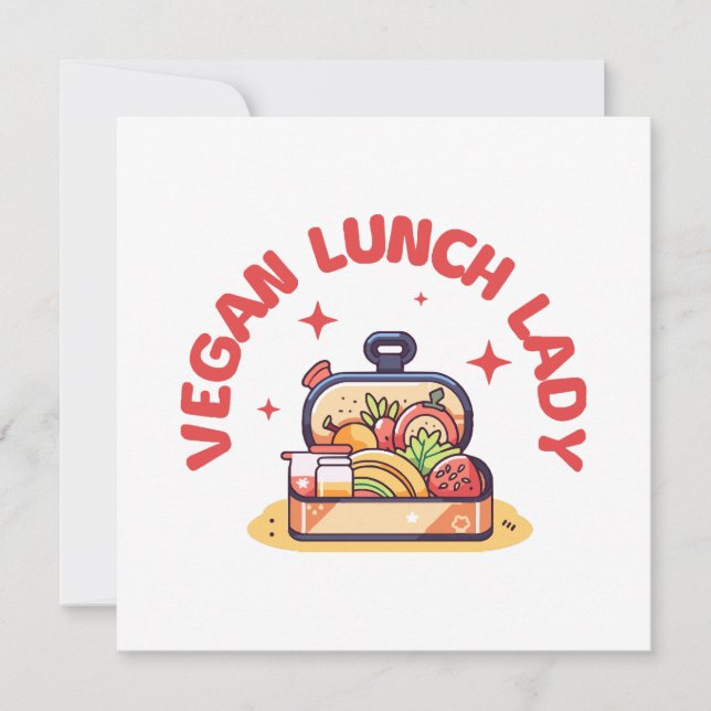 VEGAN LUNCH LADY'S INBJUDNINGAR (Framsida)