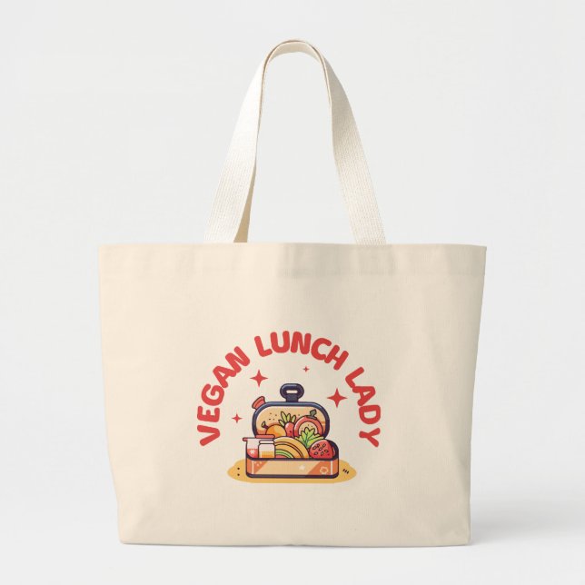 VEGAN LUNCH LADY'S JUMBO TYGKASSE (Framsidan)