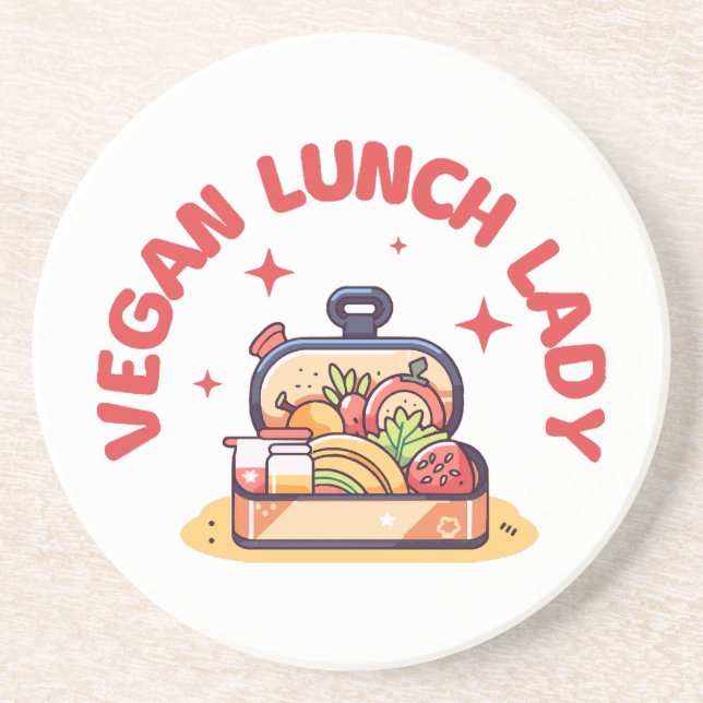 VEGAN LUNCH LADY'S UNDERLÄGG (Framsidan)
