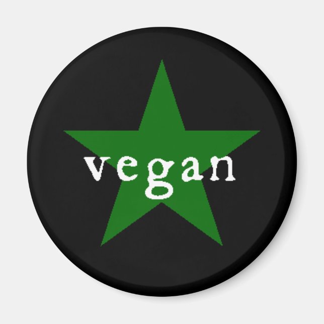 Vegan magnet (Framsidan)