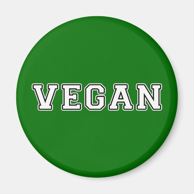 Vegan Magnet (Framsidan)