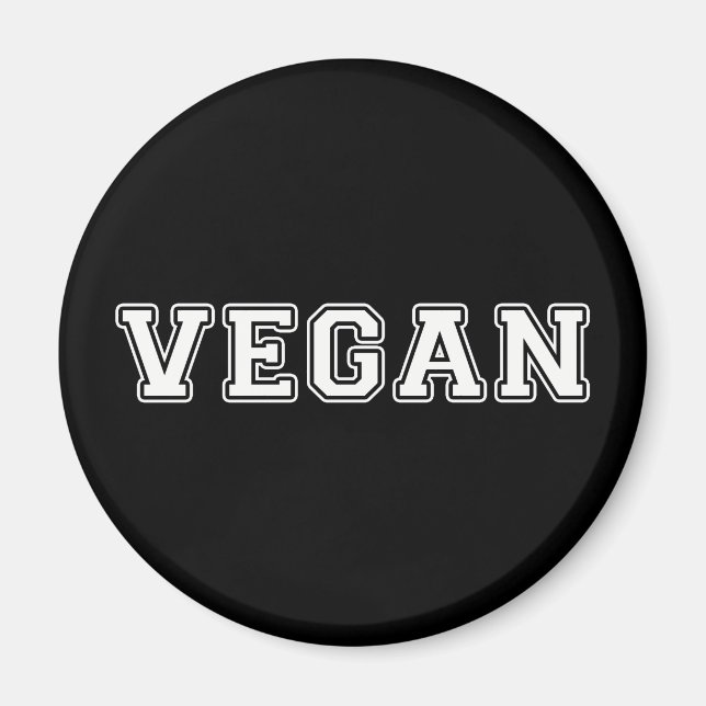 Vegan Magnet (Framsidan)
