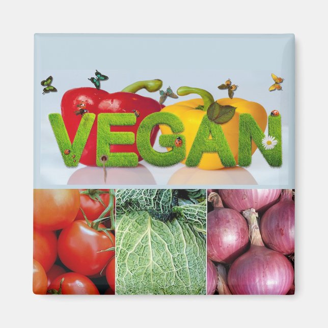 Vegan Magnet (Framsidan)
