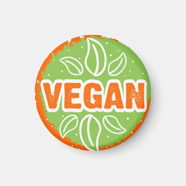 Vegan Magnet (Framsidan)