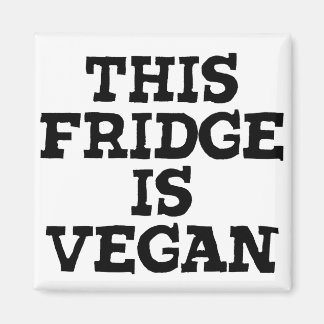 Vegan Magnet - den här grenen är Vegan