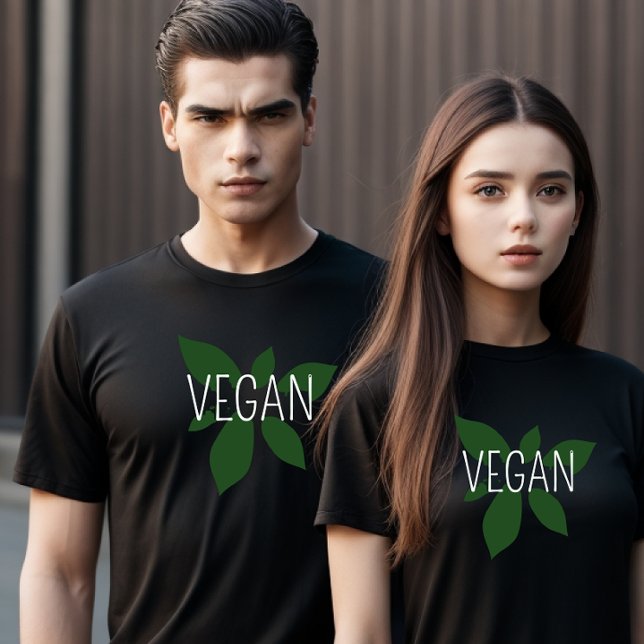 Vegan Message Unisex T-Shirt (Skapare uppladdad)