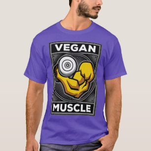 Vegan Muscle Hel Food Plant Based Weight Lifter T Shirt