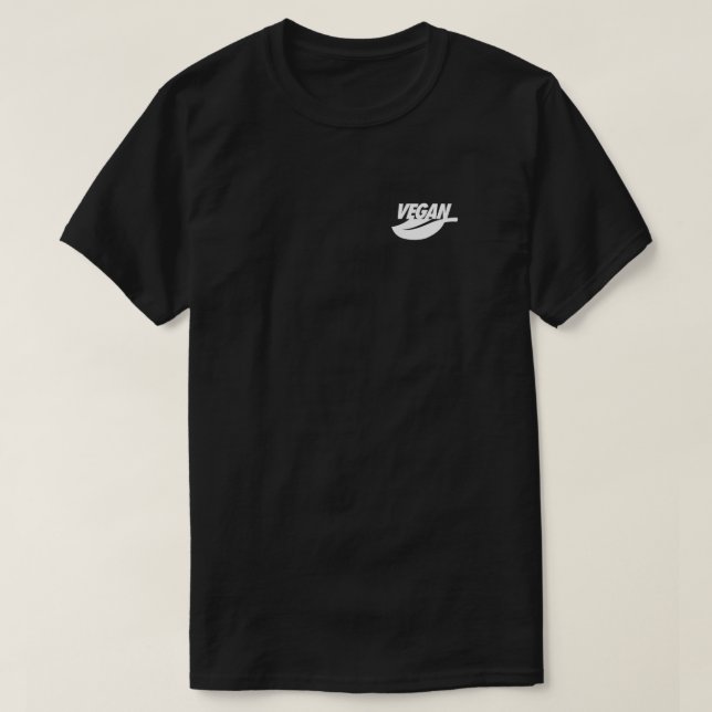 VEGAN Nike Logo Parody (White) Active T-Shirt (Design framsida)