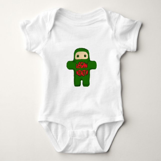 Vegan Ninja Tee Shirt (Framsida)