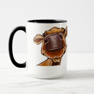 Vegan No Dairy här. Vacker ko Mugg
