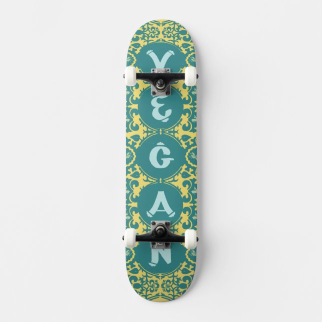Vegan ombord skateboard bräda 20 cm (Framsida)