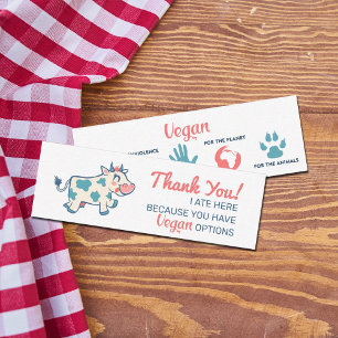 Vegan Outcome Tack Mini Visitkort