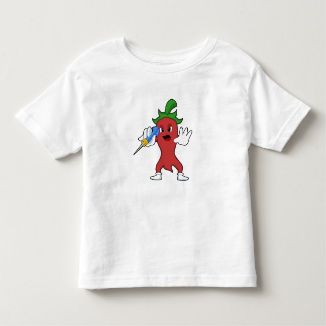 Vegan Pepper at Darts with Dart.PNG T Shirt (Framsida)