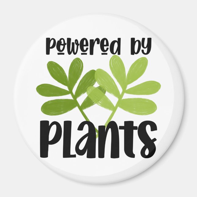 Vegan Plant Based Magnet (Framsidan)