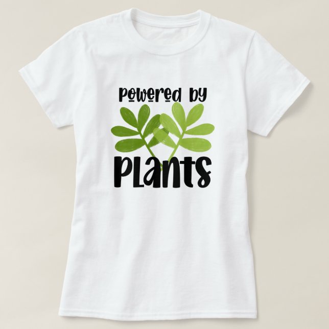Vegan Plant Based T-Shirt (Design framsida)