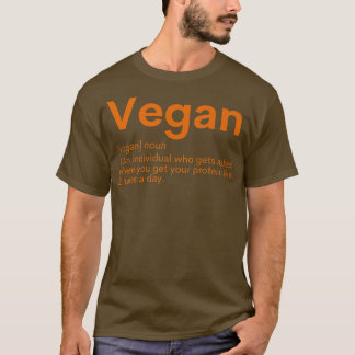 Vegan Plant-Baserat Diet Dino Vegetarian Nature He T Shirt