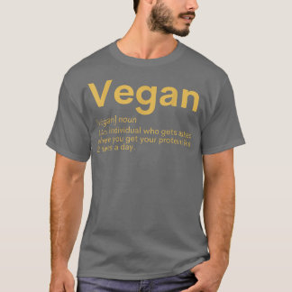 Vegan Plant-Baserat Diet Dino Vegetarian Nature He T Shirt