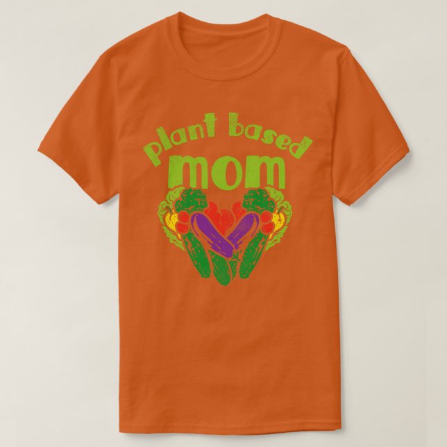 Vegan Plant Baserat Mamma 2 T Shirt (Design framsida)