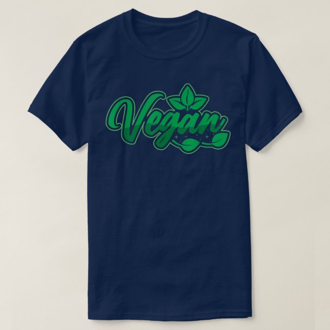 Vegan Plant Lover  T Shirt (Design framsida)