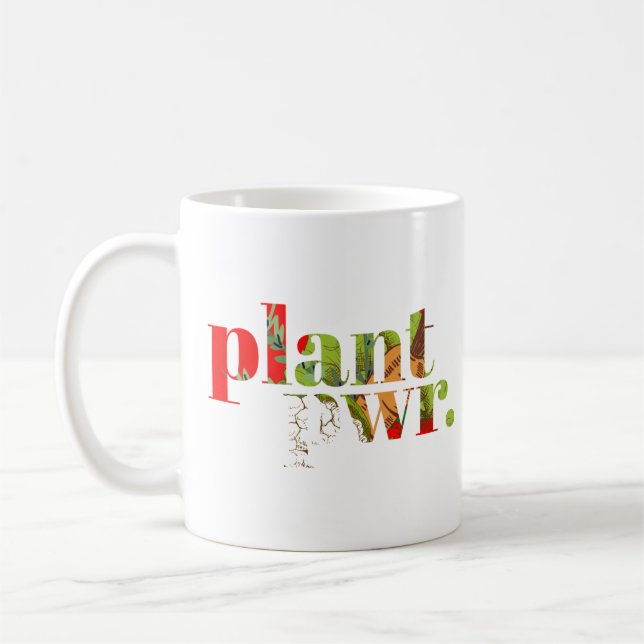 Vegan Plant Power Kaffemugg (Vänster)