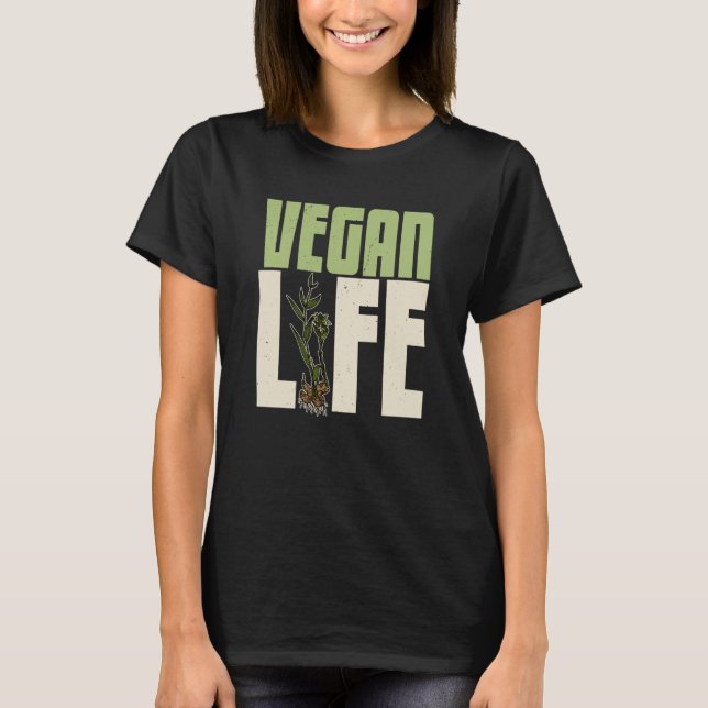 Vegan plants nutrition greens food Salad Food  5 T Shirt (Framsida)