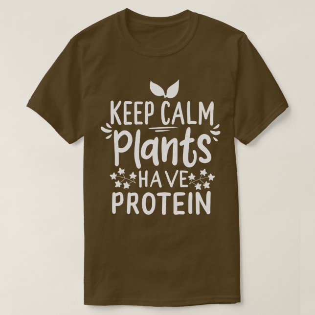 Vegan Plants Protein T Shirt (Design framsida)