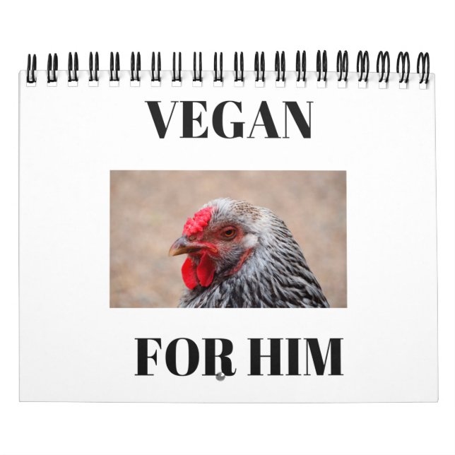 Vegan@ por él| Vegan för honom Kalender (Omslag)