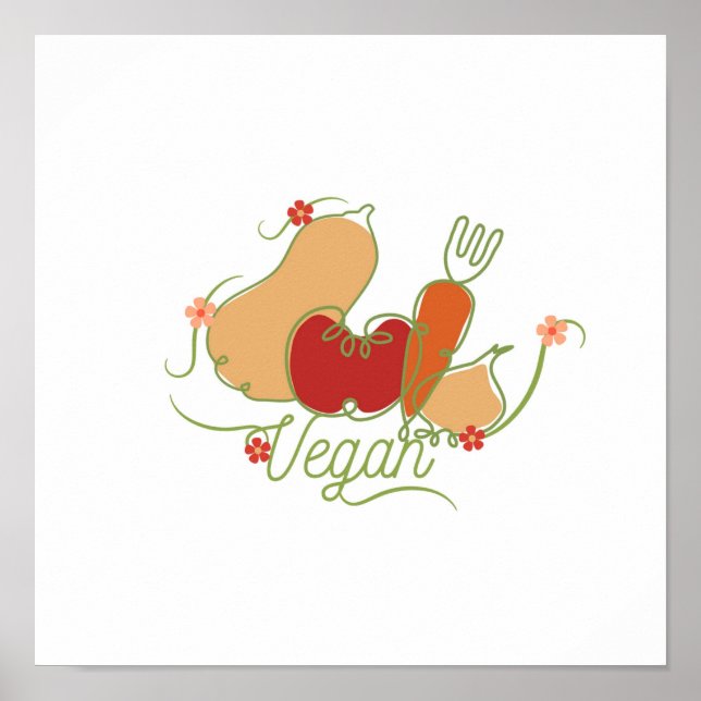 vegan poster (Framsidan)