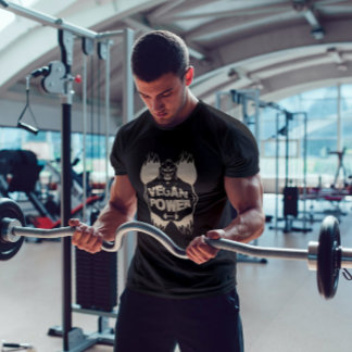 Vegan power| Bodybuilding| Gym| vegetarian workout T Shirt