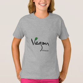 Vegan Power med Grönt Löv Coola Tee Shirt