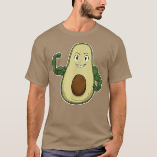 Vegan Power Vegetarian Plant Avocado Bodybuilding T Shirt